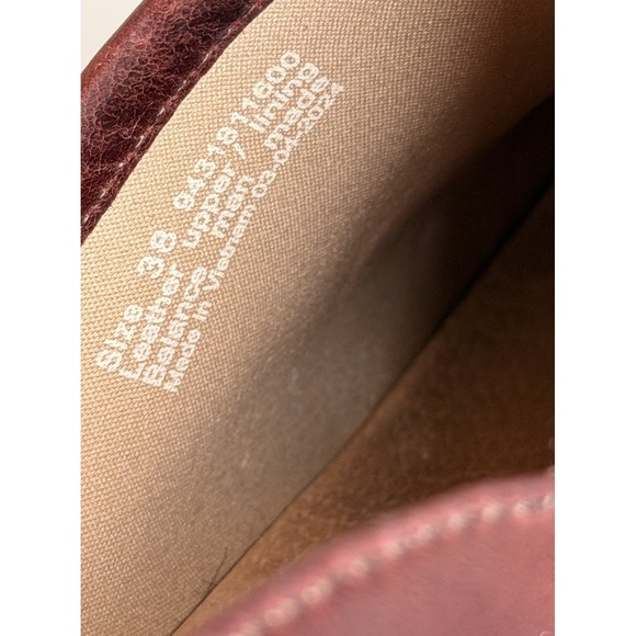 Dansko Brenna EU 38 Cordovan Milled Leather Clogs Womens Comfort Nurse - Picture 10 of 14